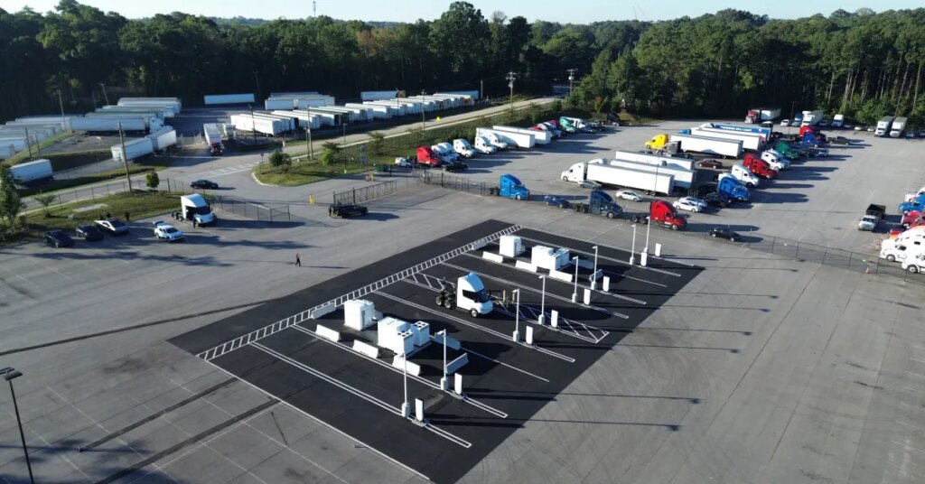 Tesla opens 14 Semi Megacharger stalls between Atlanta and Savannah Tesla opens 14 Semi Megacharger stalls between Atlanta and Savannah