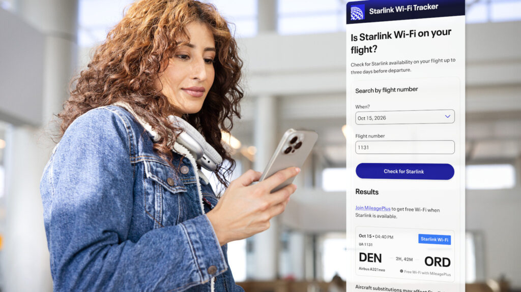 United Will Now Let You Check If Your Flight Has Starlink Wi-Fi United Will Now Let You Check If Your Flight Has Starlink Wi-Fi